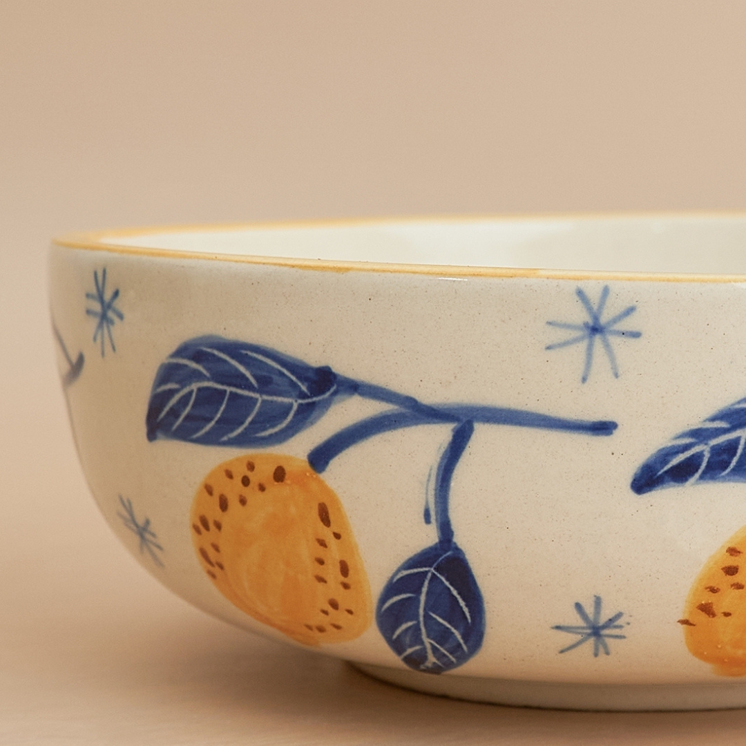 Italian Lemon Large Bowl  