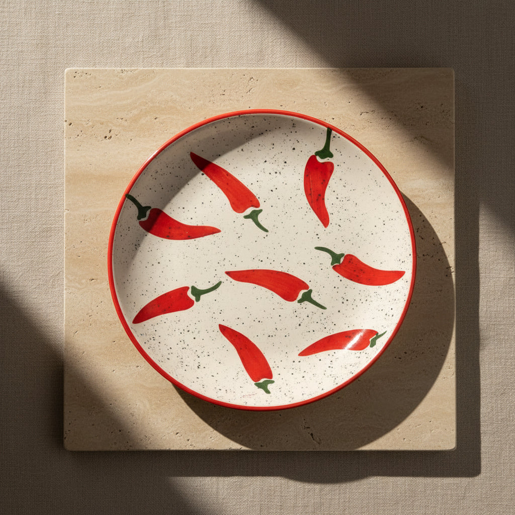 Keep It Spicy Ceramic Plate  (7.5  Inches)