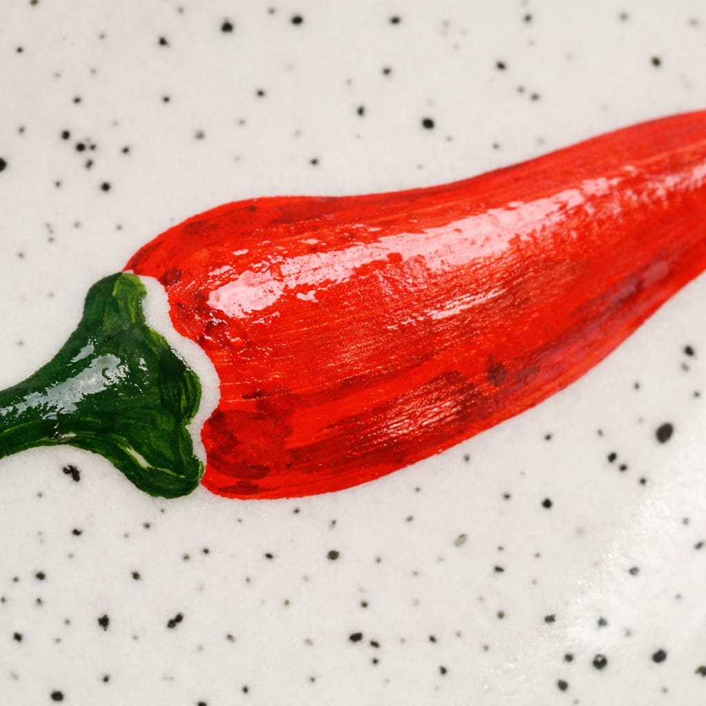 Keep It Spicy Ceramic Plate  (7.5  Inches)