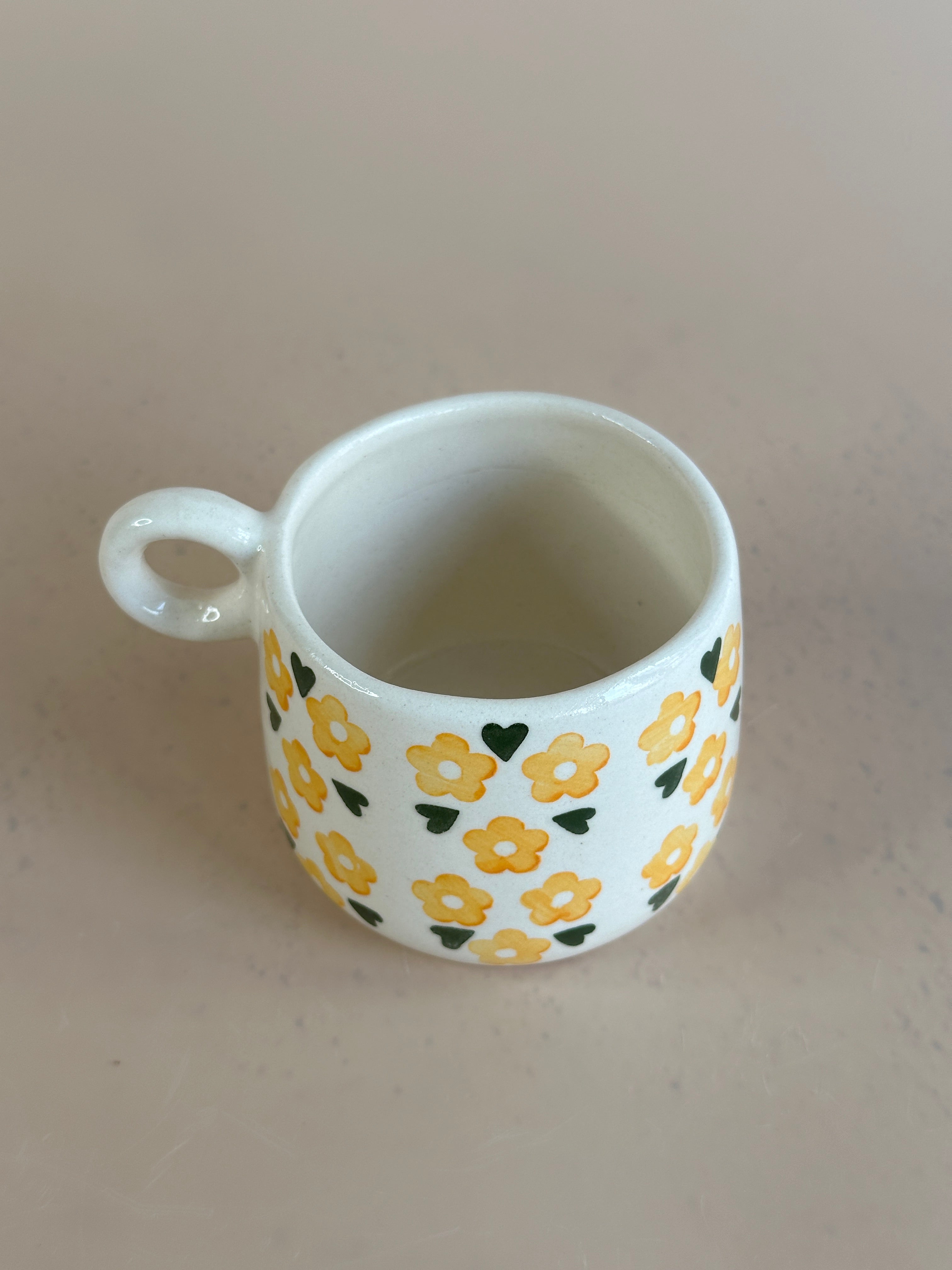 Mini_Sunflower_Ceramic_Cup3 Nurture India