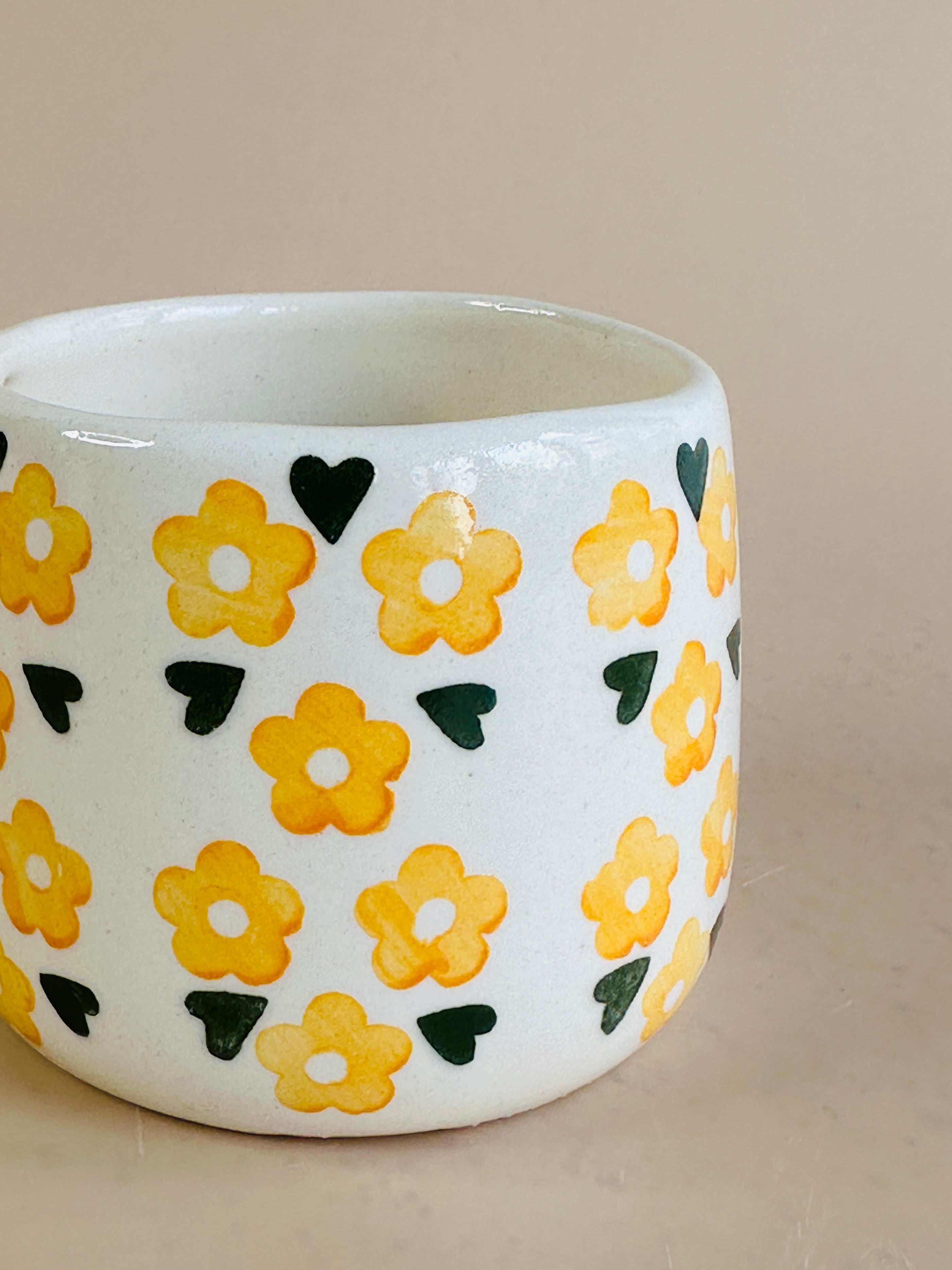 Mini_Sunflower_Ceramic_Cup4 Nurture India