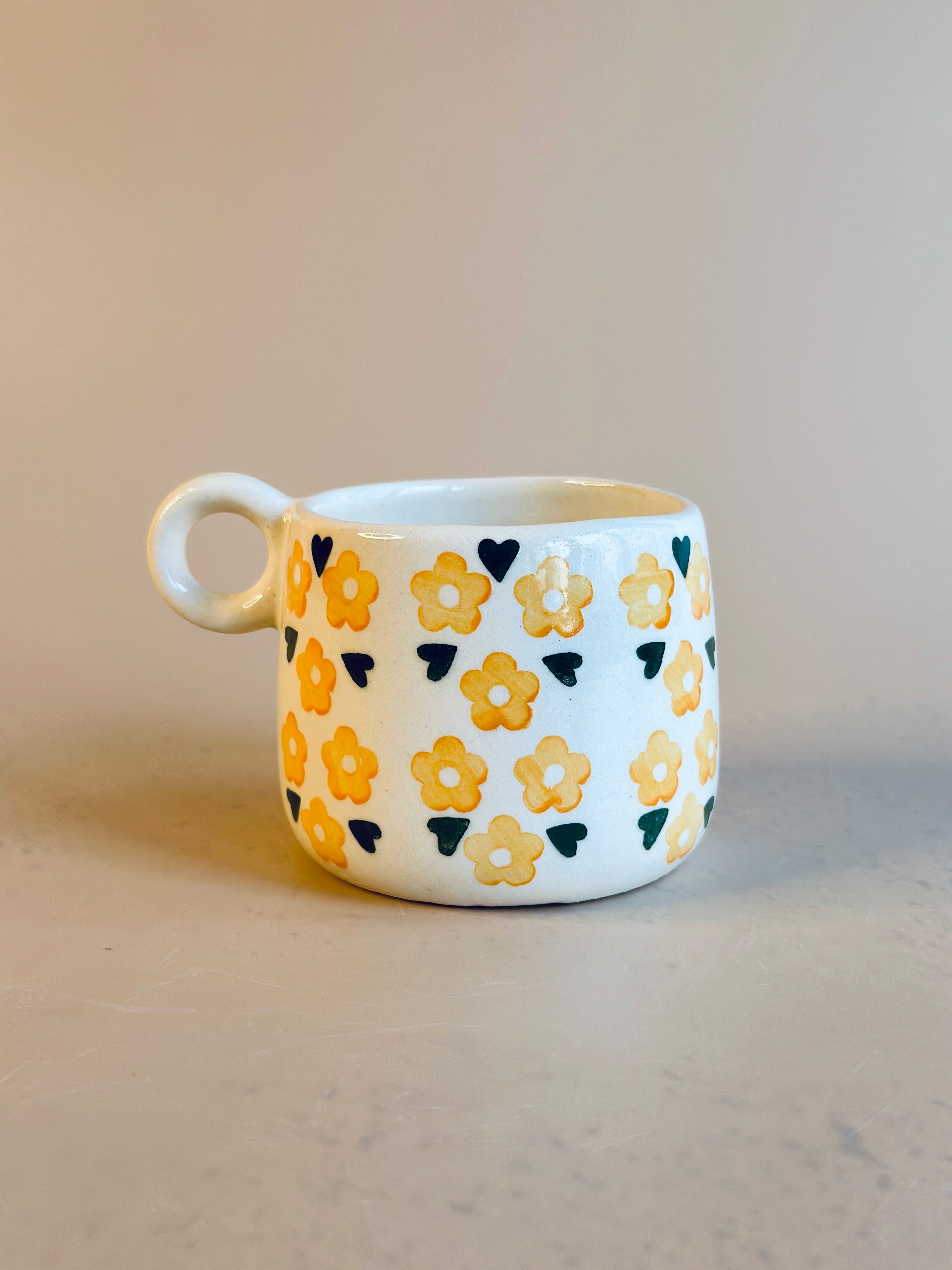 Mini_Sunflower_Ceramic_Cup6 Nurture India