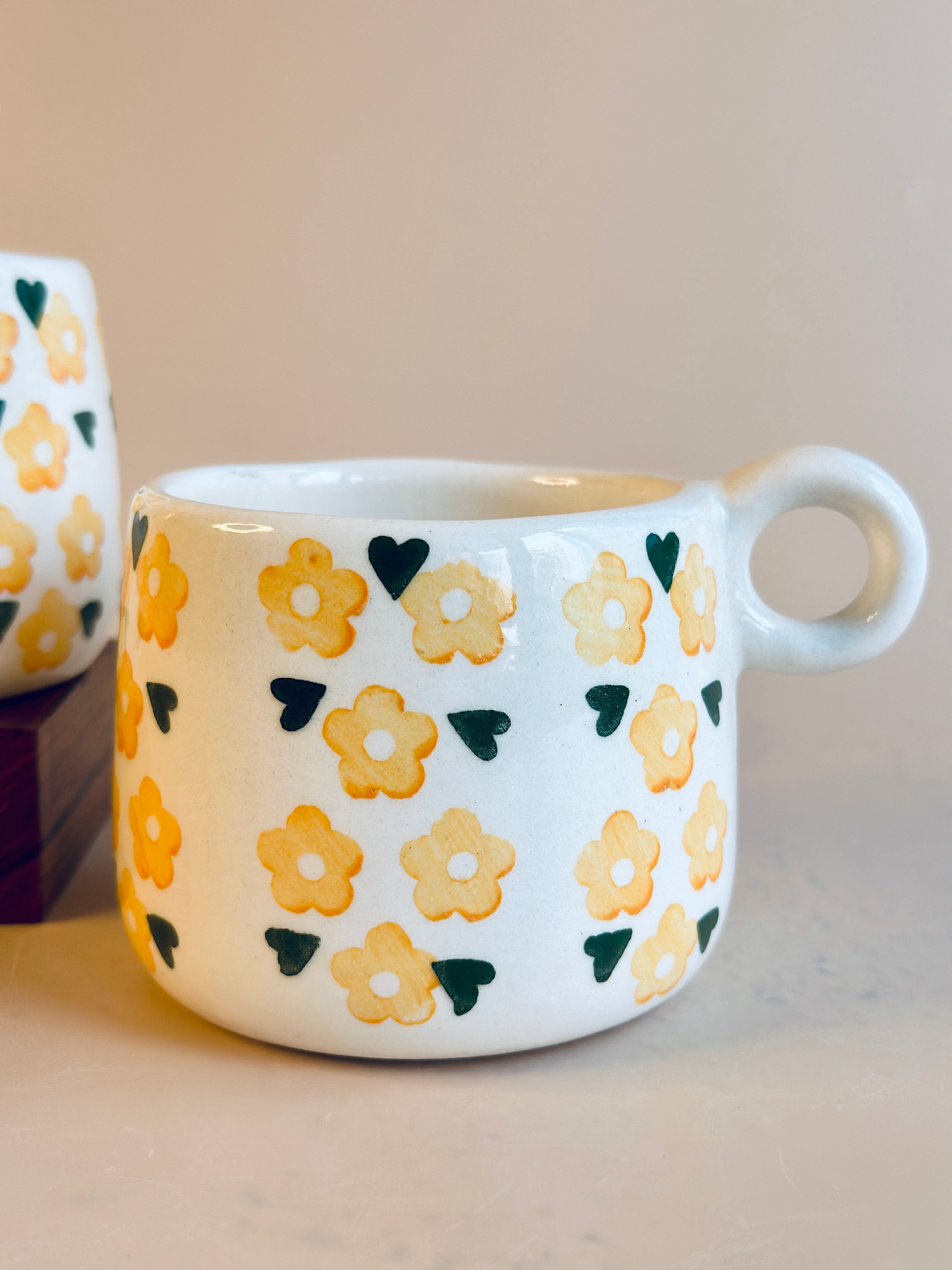 Mini_Sunflower_Ceramic_Cup7 Nurture India