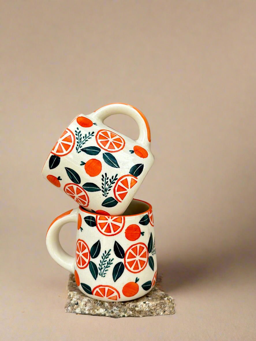 Narangi Orange Ceramic Mug