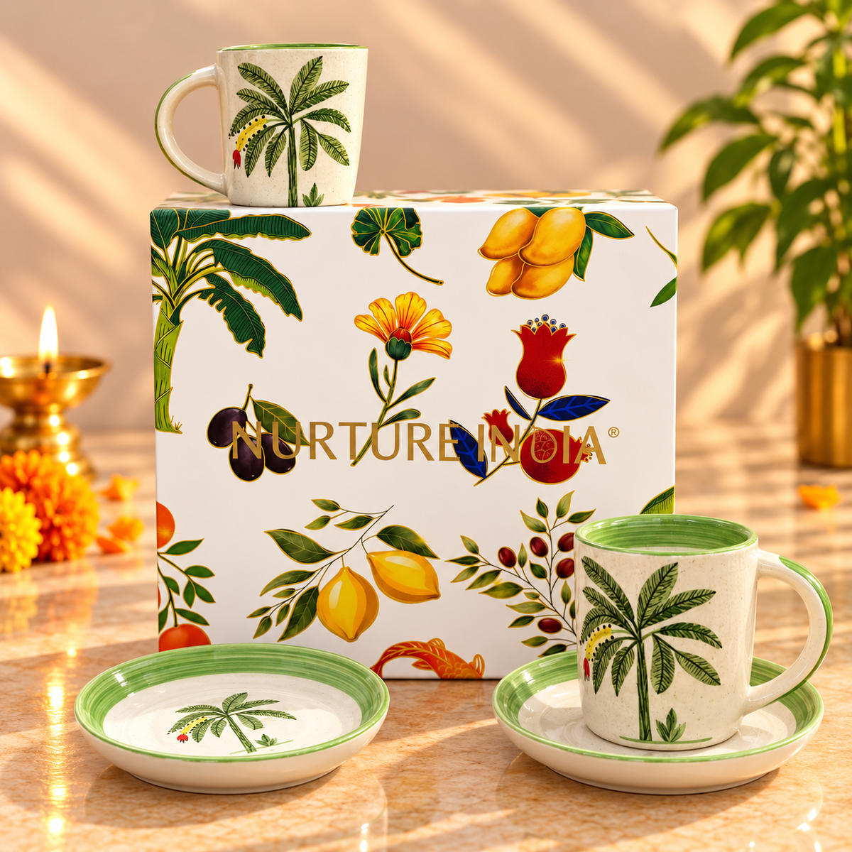 Set of 2 Mugs & 2 Tapas - Hamper
