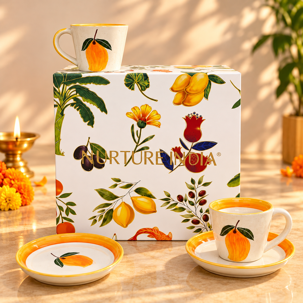 Set of 2 Mugs & 2 Tapas - Hamper