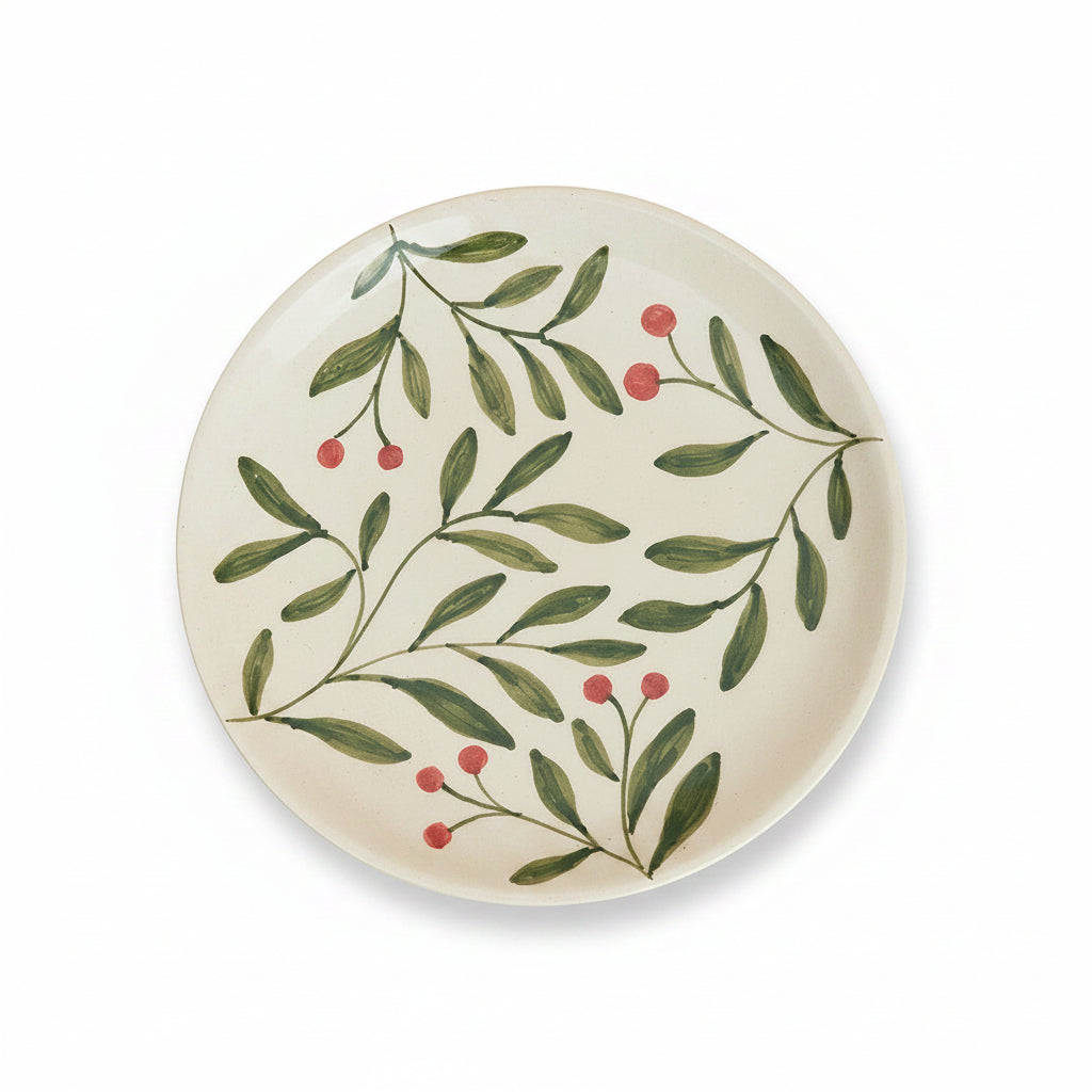 Olive leaf plate nurture India 