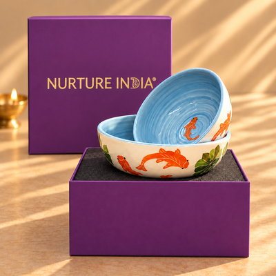Small and Large Bowl - Gift Box (Purple)