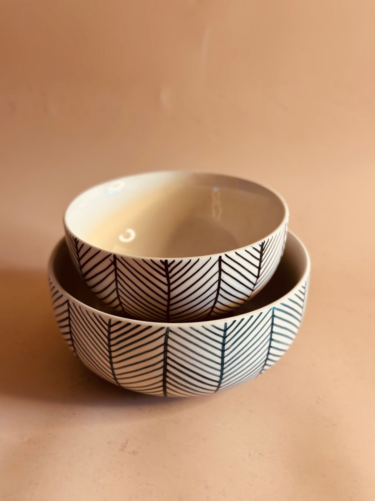 Geometric Bowls Set Of 2