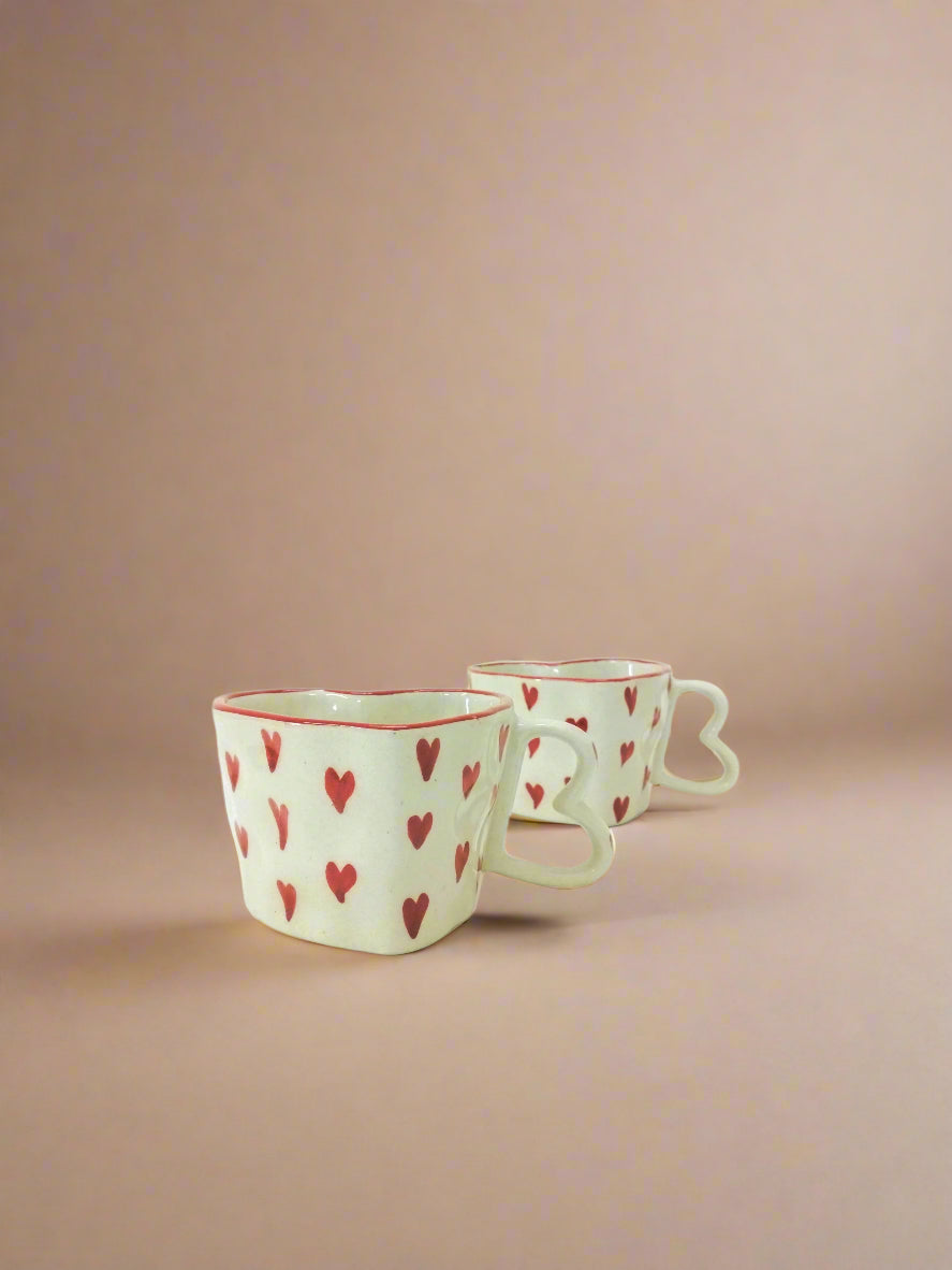 Cup of Love Ceramic Heart Mug (300ml)