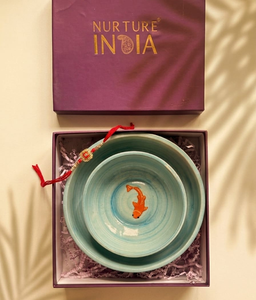 Koi Mulaqaat Fish Ceramic Bowl Hamper