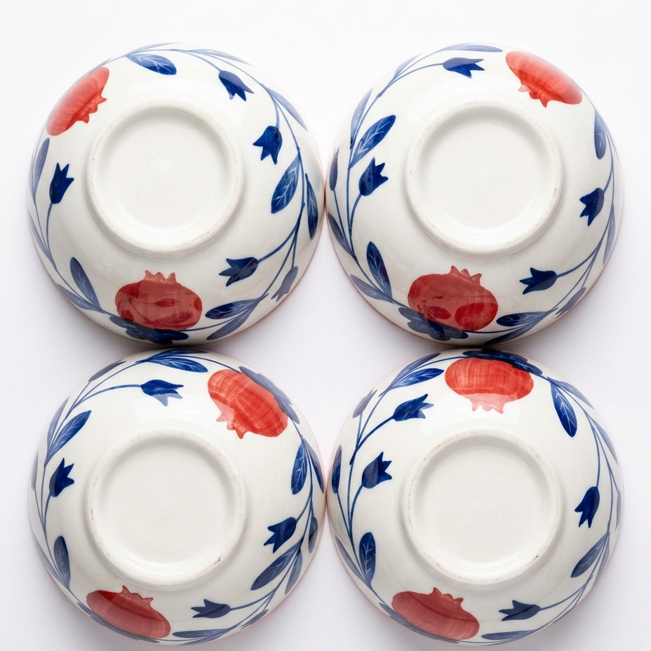 Multipurpose Anaar Bazaar Ceramic Prep & Dip Bowl