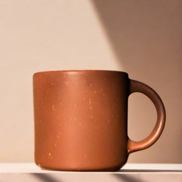 Dark Chocolate Ceramic Coffee Mug - 450ml - Nurture India
