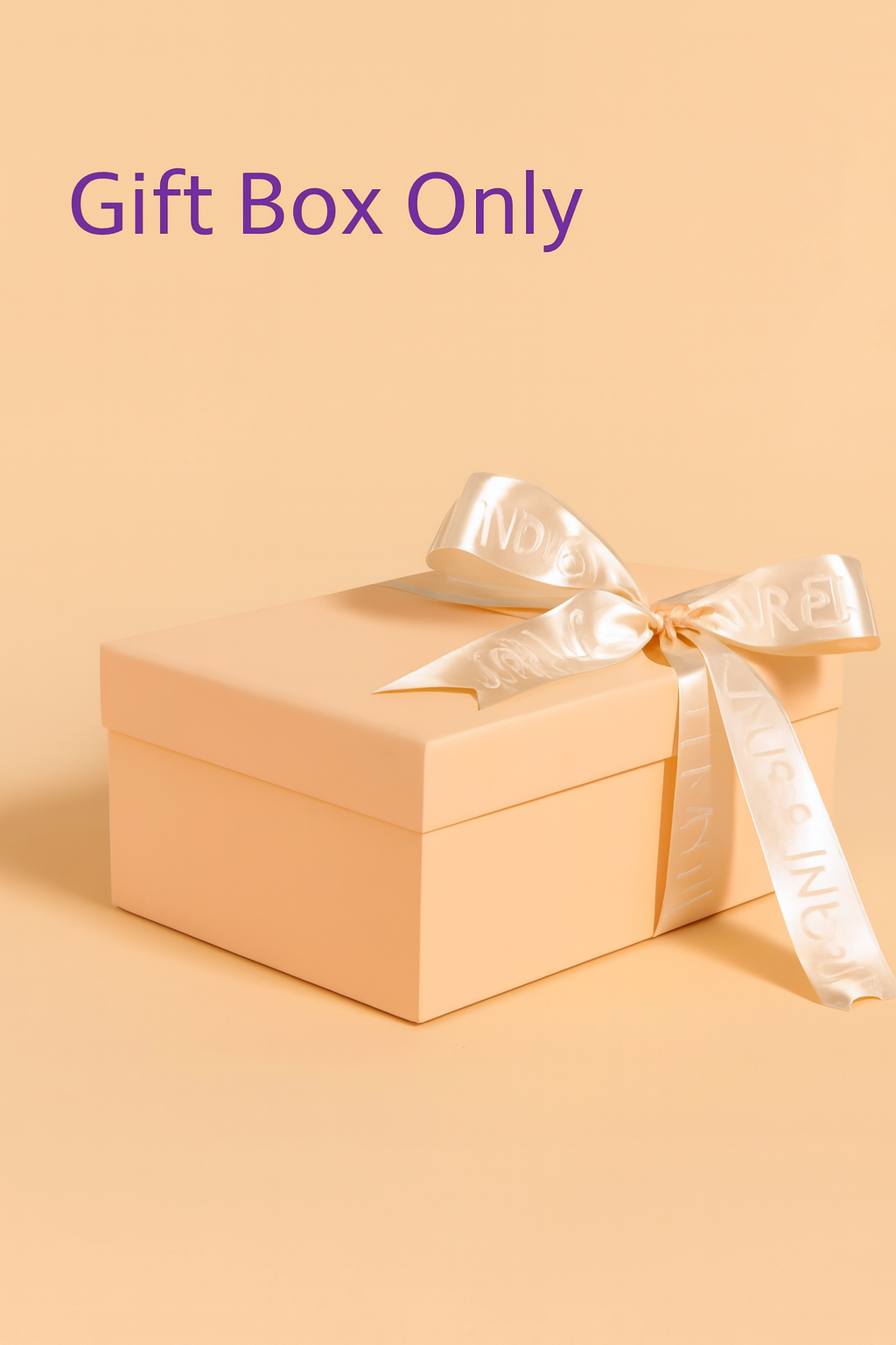 Large Gift Box With Ribbon (Gifting Box Only)