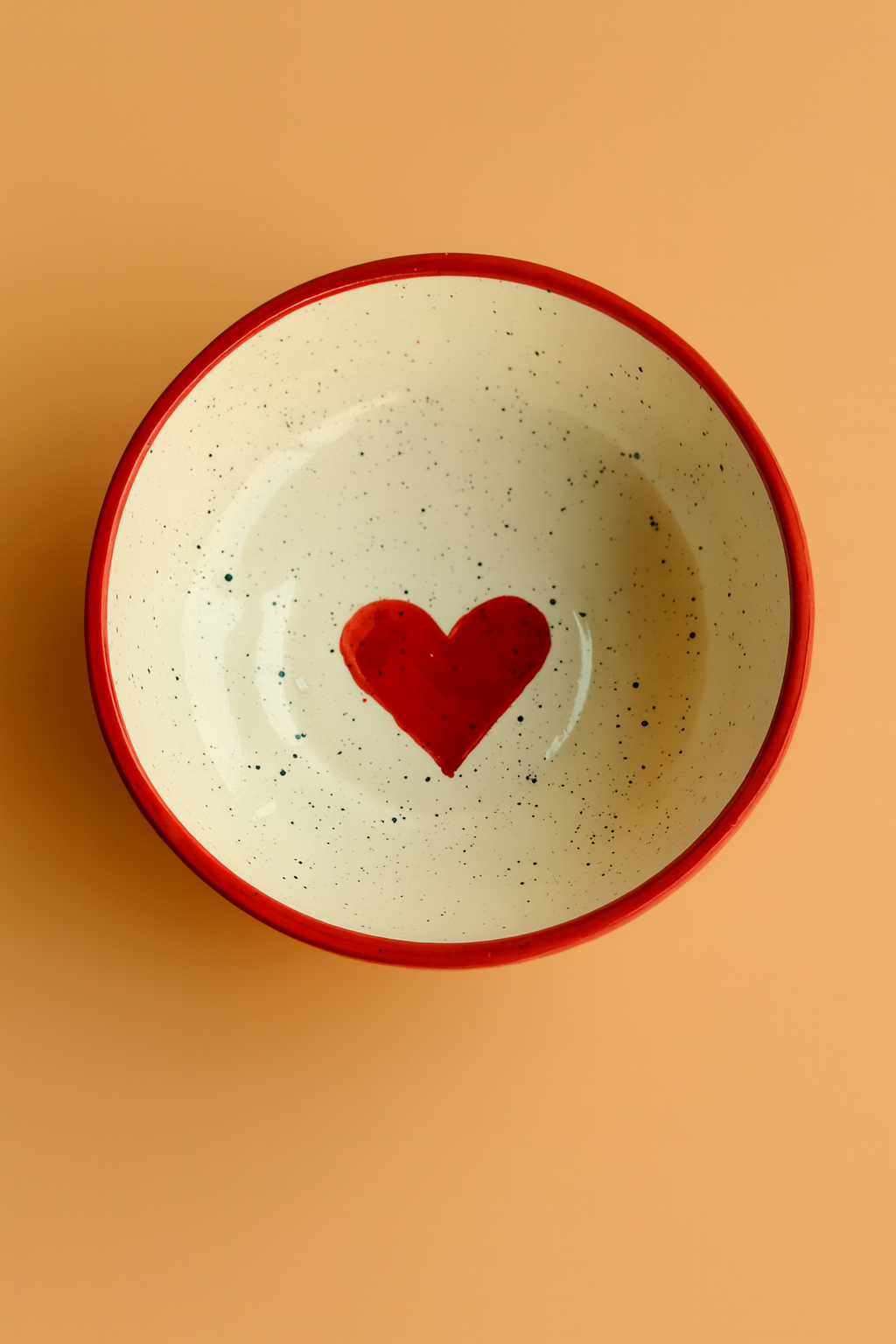 Valentines Day Hearty Ceramic Breakfast Set of 3