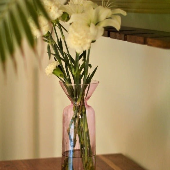 Ella - Totem Inspired Glass Vase - Nurture India