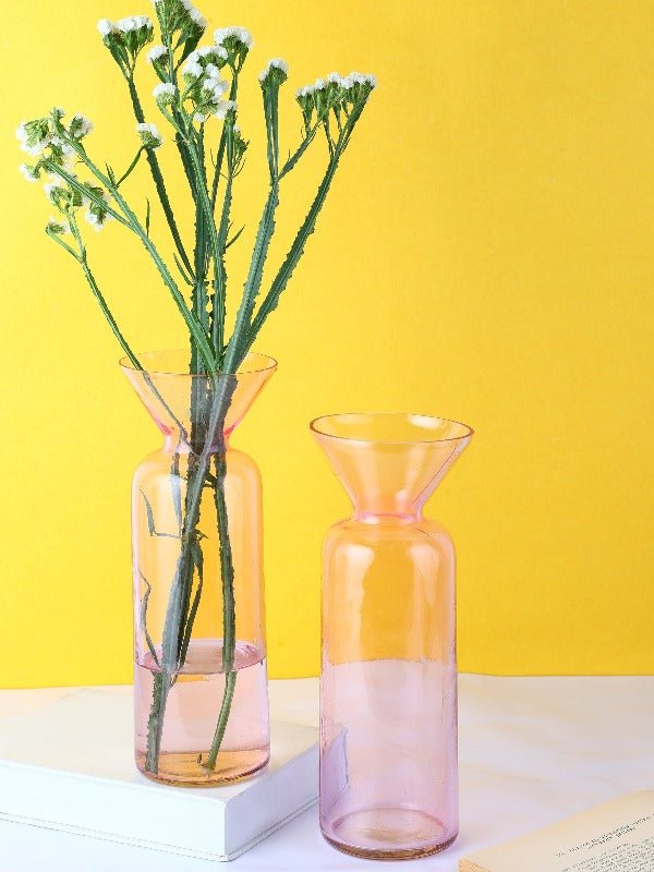 Ella - Totem Inspired Glass Vase - Nurture India