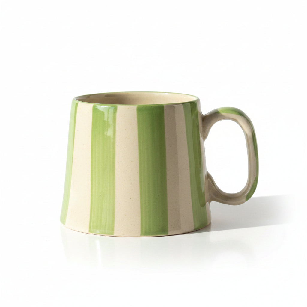 Gorgeous Green Ceramic Coffee Cup - 220ml - Nurture India