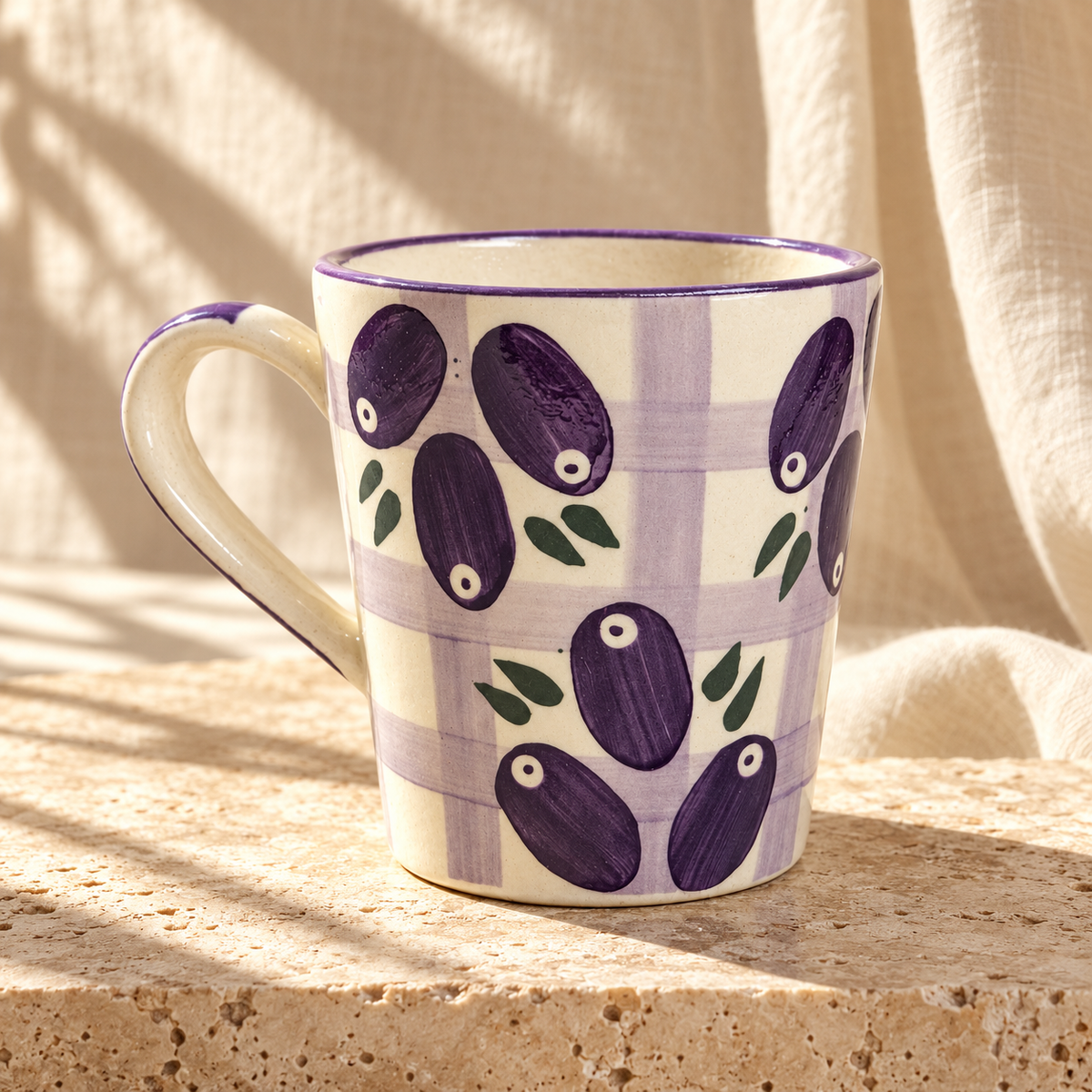 Jamun Junction Handpainted Ceramic Mug (300 ml )