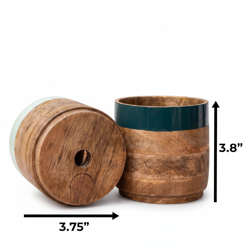 Light & Dark Green Planter Combo - Nurture India