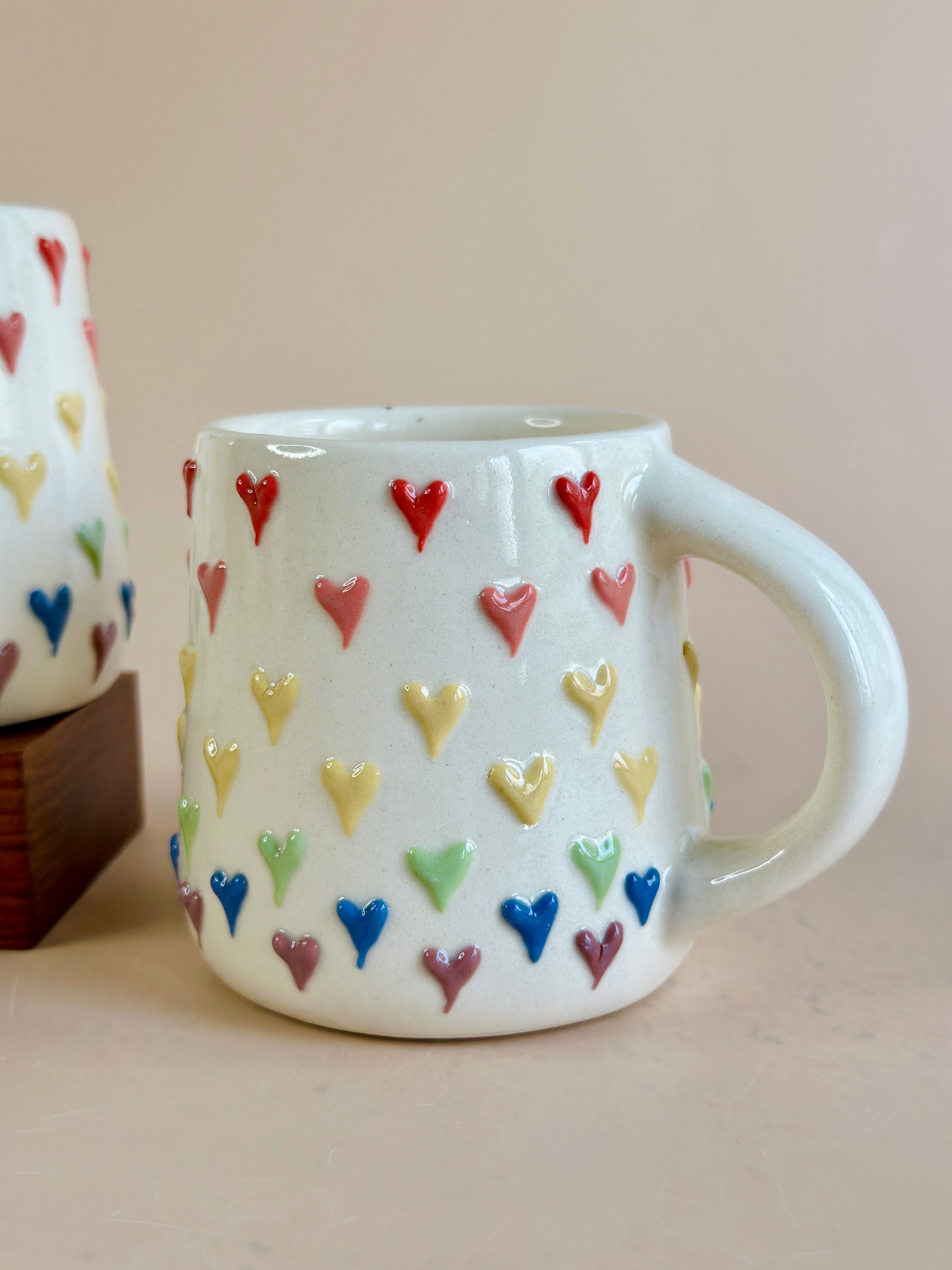 love embossed mug nurture india