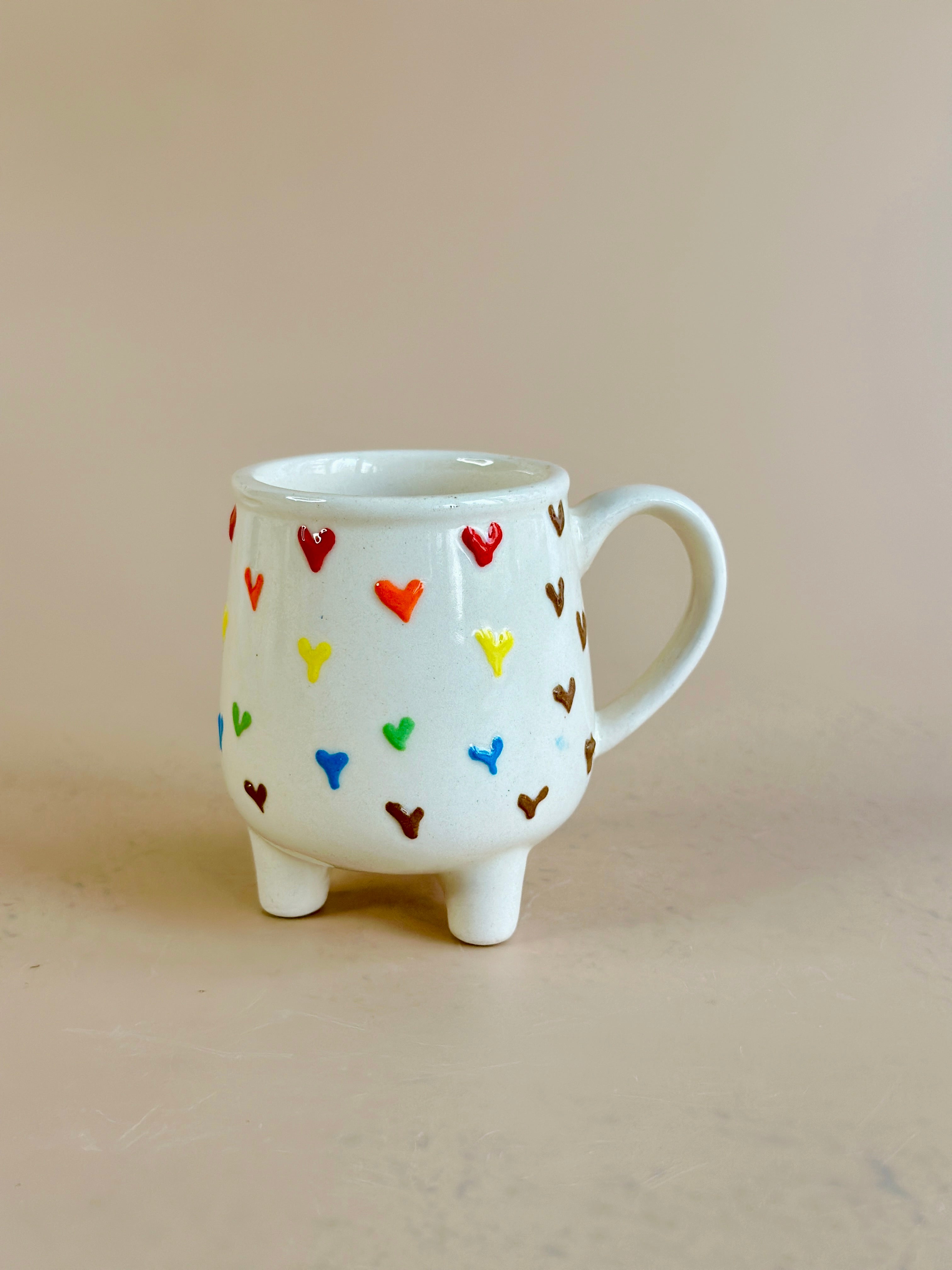 love embossed mug ceramic nurture india