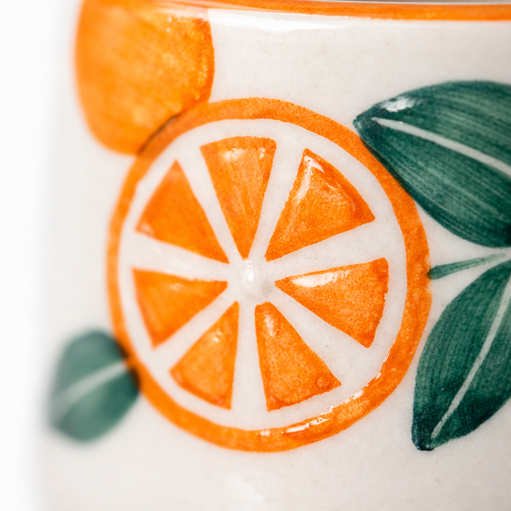Narangi Orange Ceramic Cup (250ml)