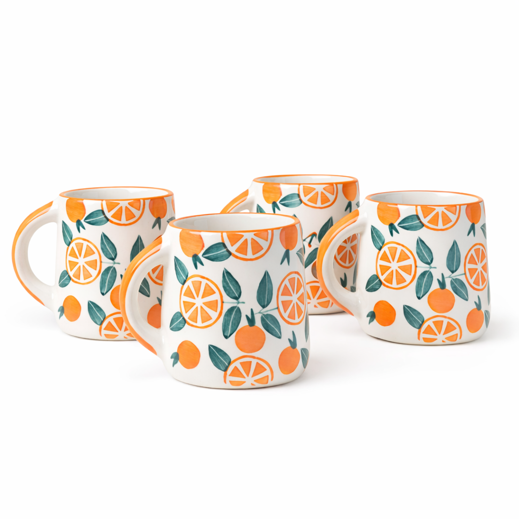 Narangi Orange Ceramic Cup (250ml)