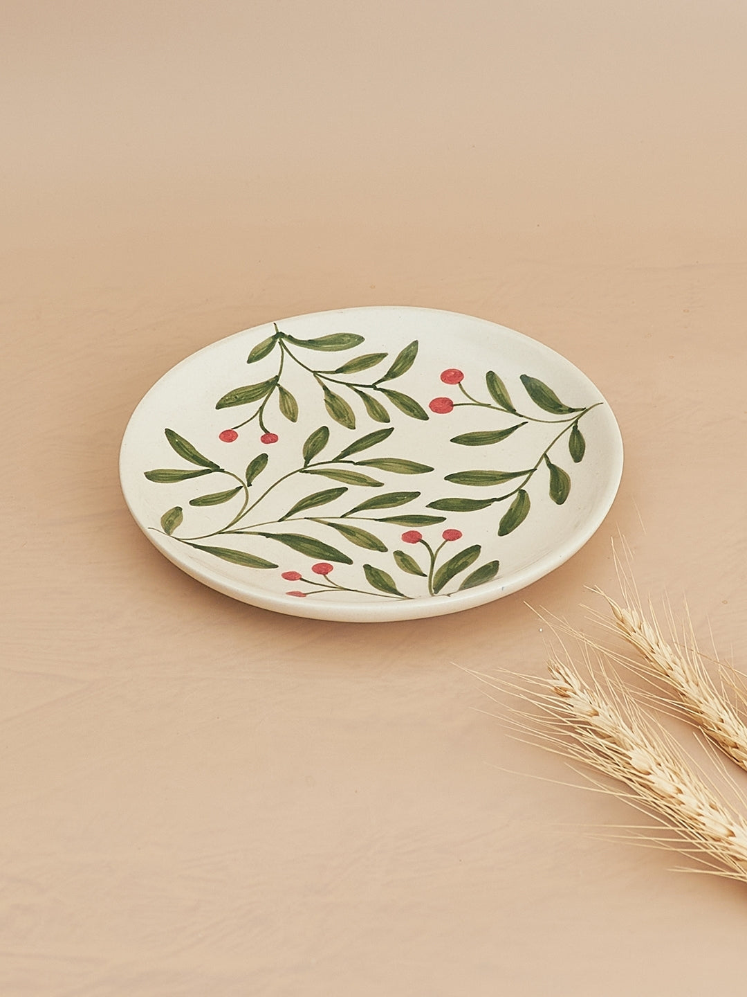 olive leaf plate nurture india