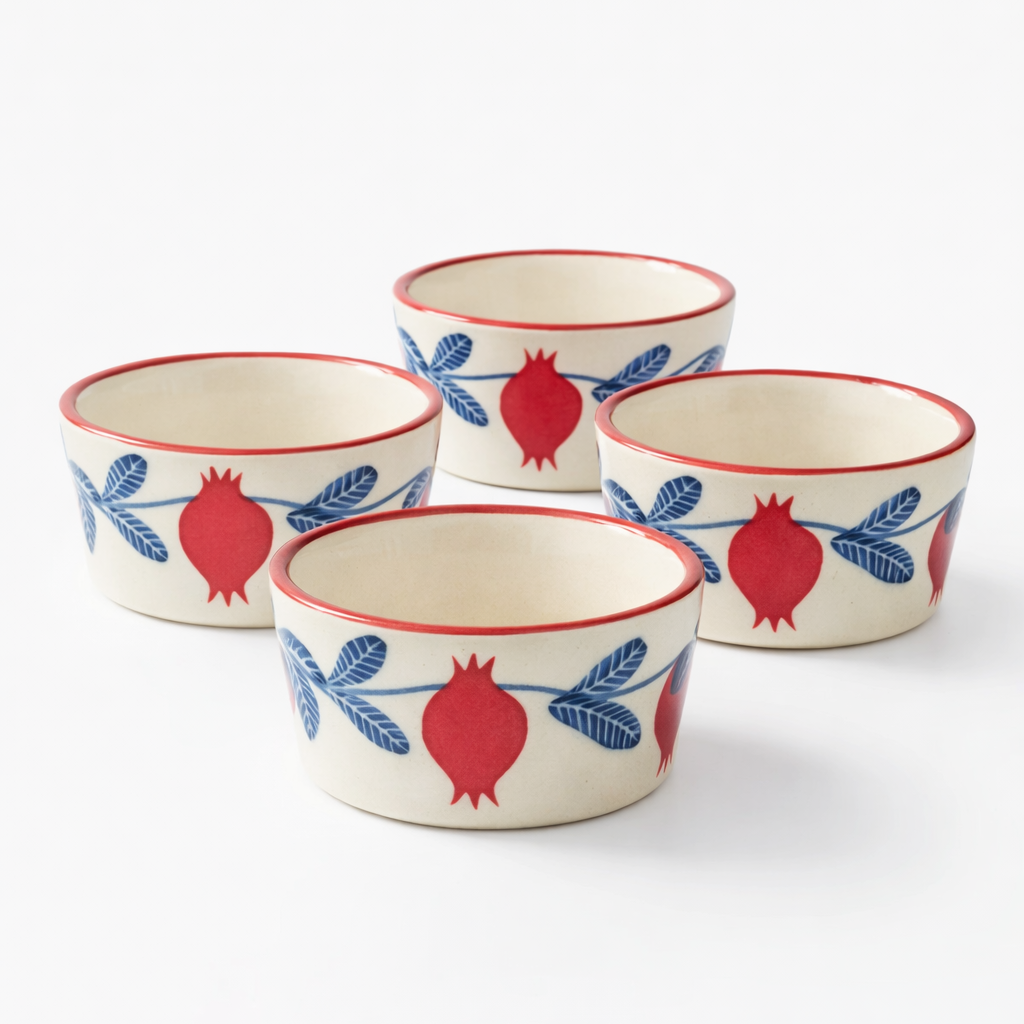 Anaar Bazaar  Ceramic Ramekin Bowls Set of 4