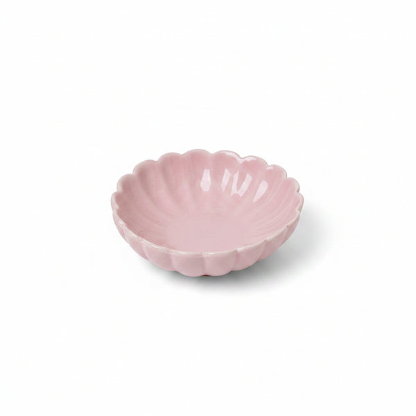 pink pastel scallop bowl nurture india