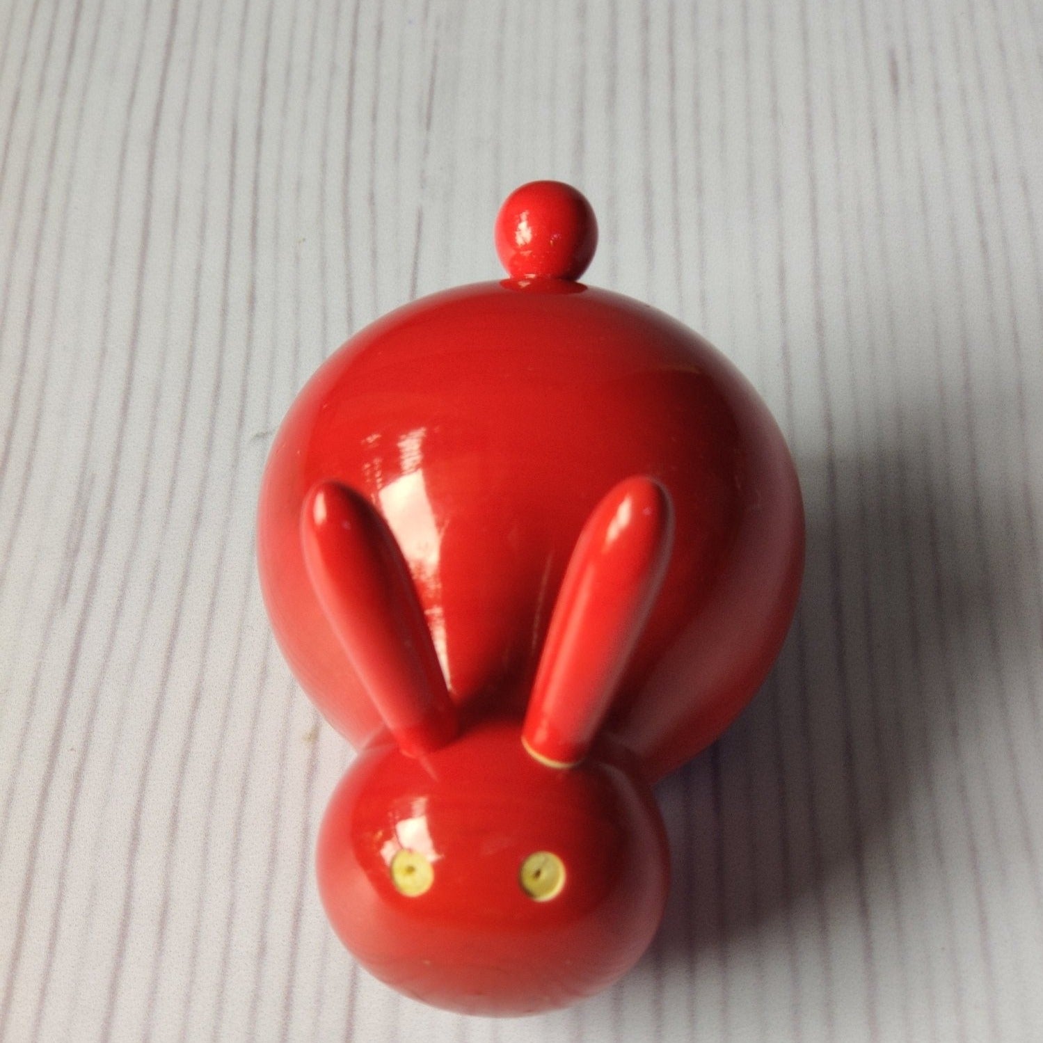 Red Wooden Rabbit Toy - Nurture India