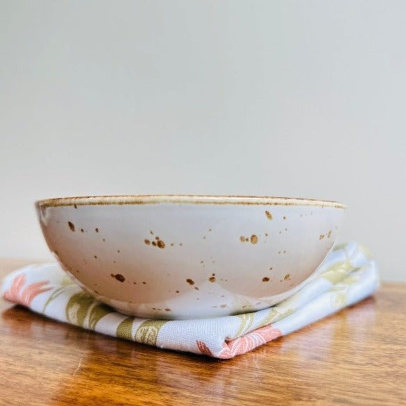 White Sprinkled Breakfast Bowl - Nurture India