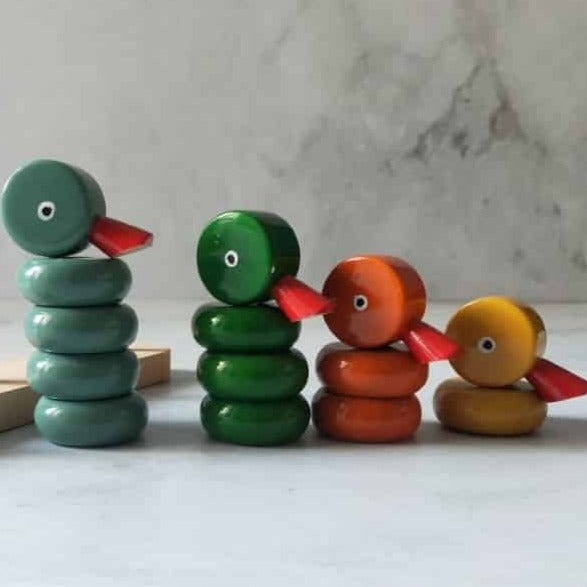 Wooden Duck Set of 4 Counting Set