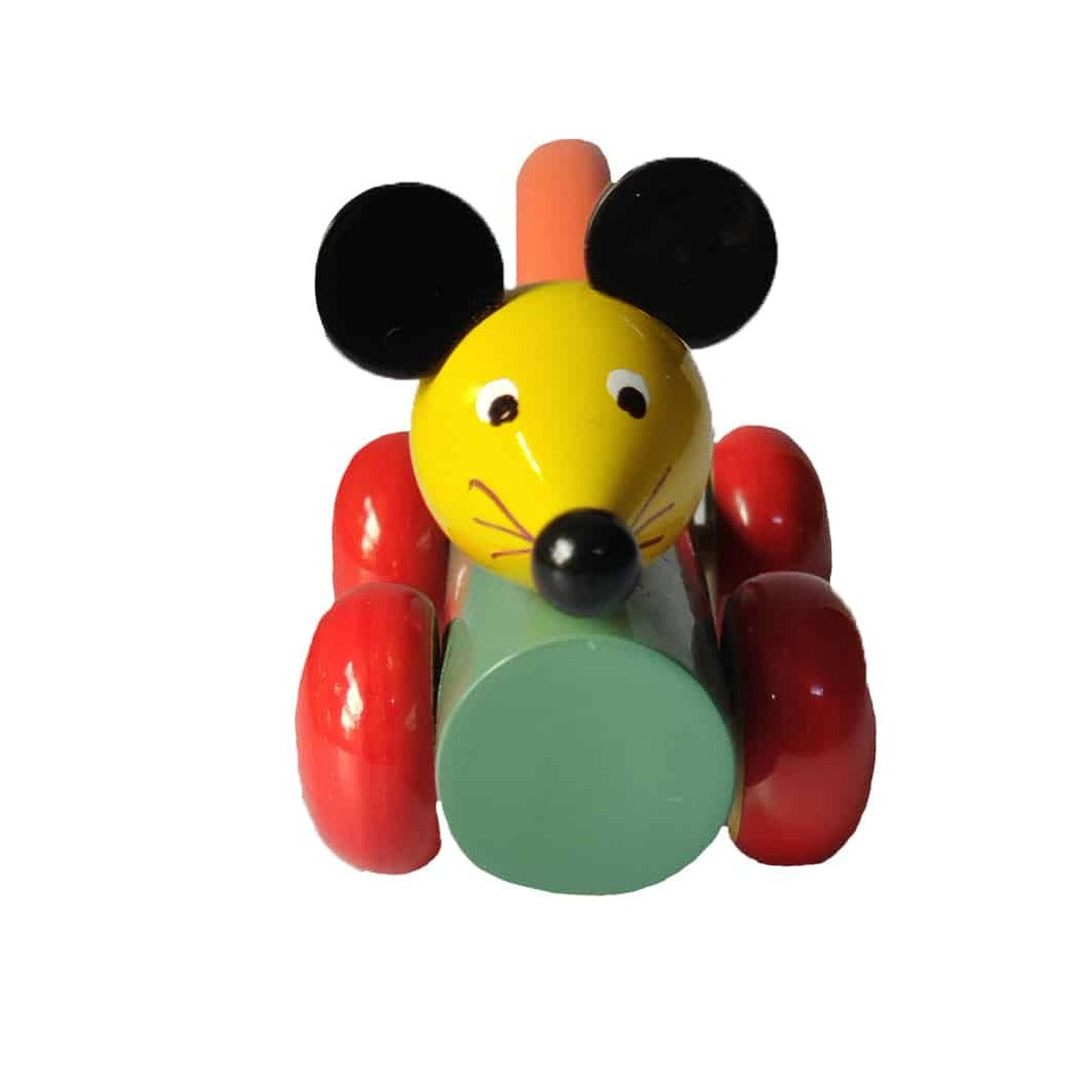 a toy with a mouse on top of it