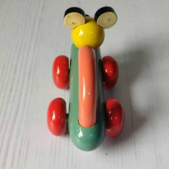 Wooden Mouse Pulling Toy