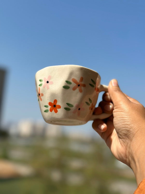 Ditsy Floral Pastel Ceramic Mug